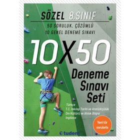 8. Sınıf Lgs Sözel 10x50 Deneme-Tudem Yayınları