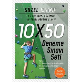 8. Sınıf Lgs Sözel 10x50 Deneme-Tudem Yayınları