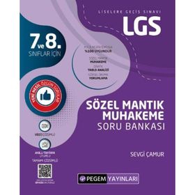 8. Sınıf LGS Sözel Mantık Muhakeme Soru Bankası - Pegem Yayınları