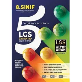 8.Sınıf LGS Sözel Sayısal Altın Oran 5 Deneme Borealıs Yayıncılık