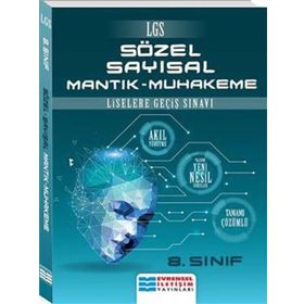 8. Sınıf LGS Sözel Sayısal Mantık Muhakeme Soru Bankası Evrensel İletişim Yayınları