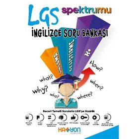 8. Sınıf LGS Spektrumu İngilizce Soru Bankası-Katyon Yayınları