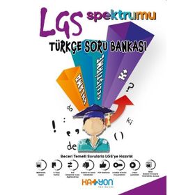 8. Sınıf LGS Spektrumu Türkçe Soru Bankası - Katyon Yayınları