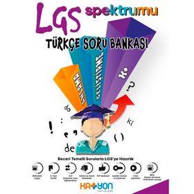 8. Sınıf LGS Spektrumu Türkçe Soru Bankası - Katyon Yayınları