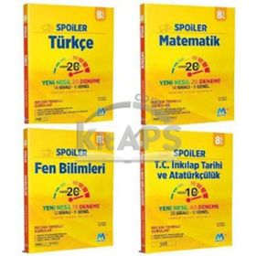 8. Sınıf Lgs Spoiler 5 Deneme Sınavı-Martı Okul Yayınları
