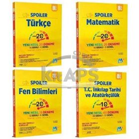 8. Sınıf Lgs Spoiler 5 Deneme Sınavı-Martı Okul Yayınları