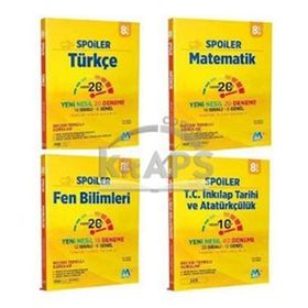 8. Sınıf Lgs Spoiler 5 Deneme Sınavı-Martı Okul Yayınları