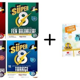 8.Sınıf LGS Süper 4'lü Soru Bankası Seti Nitelik Yayınları