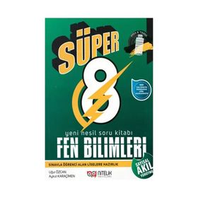 8. Sınıf LGS Süper Fen Bilimleri Soru Bankası Nitelik Yayınları