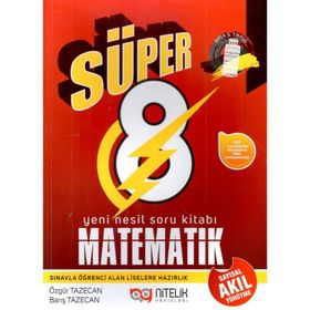 8.Sınıf LGS Süper Matematik Akıl Yürütme Soru Bankası Nitelik Yayınları