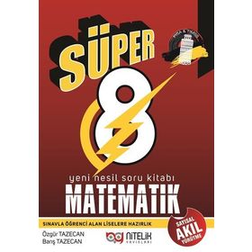 8.Sınıf LGS Süper Matematik Akıl Yürütme Soru Bankası Nitelik Yayınları