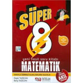 8.Sınıf LGS Süper Matematik Akıl Yürütme Soru Bankası Nitelik Yayınları