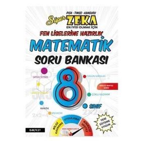 8. Sınıf Lgs Süper Zeka Matematik Soru Bankası-Nartest Yayınları