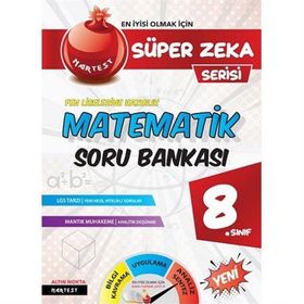 8. Sınıf Lgs Süper Zeka Matematik Soru Bankası-Nartest Yayınları