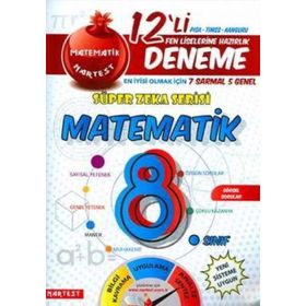 8. Sınıf Lgs Süper Zeka Matematik Soru Bankası-Nartest Yayınları