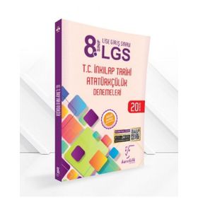 8. Sınıf LGS T.C. İnkılap Tarihi Atatürkçülük 20 Deneme Karekök Yayınları