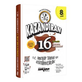 8. Sınıf LGS T.c İnkılap Tarihi ve Atatürk Kazandıran 16 Haftalık Kazanım Denemeleri - Ankara Yayıncılık