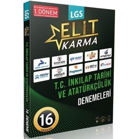 8. Sınıf LGS T.C. İnkılap Tarihi ve Atatürkçülük 1. Dönem Elit Karma 16'lı Deneme - Paraf Yayınları