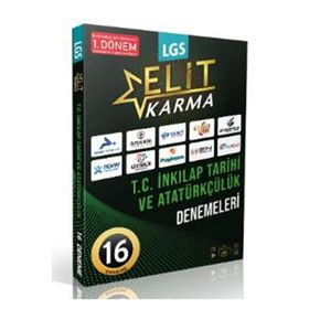 8. Sınıf LGS T.C. İnkılap Tarihi ve Atatürkçülük 1. Dönem Elit Karma 16'lı Deneme - Paraf Yayınları