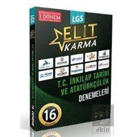 8. Sınıf LGS T.C. İnkılap Tarihi ve Atatürkçülük 1. Dönem Elit Karma 16'lı Deneme - Paraf Yayınları