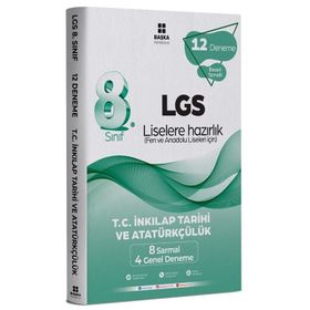 8. Sınıf LGS T.C. İnkılap Tarihi ve Atatürkçülük 12 li Deneme Başka Yayıncılık