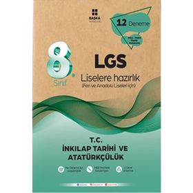 8. Sınıf LGS T.C. İnkılap Tarihi ve Atatürkçülük 12 li Deneme Başka Yayıncılık