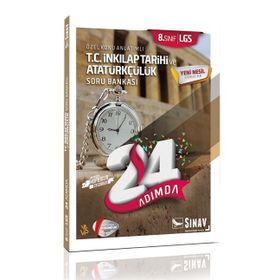 8. Sınıf LGS T.C. İnkılap Tarihi ve Atatürkçülük 24 Adımda Özel Konu Anlatımlı Soru Bankası Sınav Yayınları
