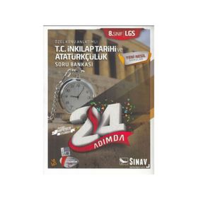 8. Sınıf LGS T.C. İnkılap Tarihi ve Atatürkçülük 24 Adımda Özel Konu Anlatımlı Soru Bankası Sınav Yayınları