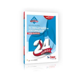8. Sınıf LGS T.C. İnkılap Tarihi Ve Atatürkçülük 24 Adımda Soru Bankası Sınav Yayınları