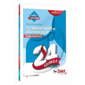 8. Sınıf LGS T.C. İnkılap Tarihi Ve Atatürkçülük 24 Adımda Soru Bankası Sınav Yayınları