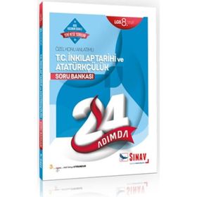 8. Sınıf LGS T.C. İnkılap Tarihi Ve Atatürkçülük 24 Adımda Soru Bankası Sınav Yayınları