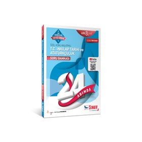 8. Sınıf LGS T.C. İnkılap Tarihi Ve Atatürkçülük 24 Adımda Soru Bankası Sınav Yayınları