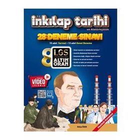 8. Sınıf LGS T.C. İnkılap Tarihi Ve Atatürkçülük 28 Deneme Sınavı - Altın Oran Yayınları