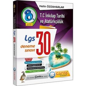 8. Sınıf LGS T.C. İnkılap Tarihi ve Atatürkçülük 30 Deneme Sınavı Çanta Yayıncılık