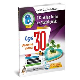 8. Sınıf LGS T.C. İnkılap Tarihi ve Atatürkçülük 30 Deneme Sınavı Çanta Yayıncılık