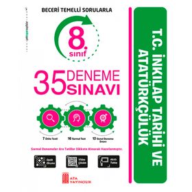 8. Sınıf LGS T.C. İnkılap Tarihi ve Atatürkçülük 35 Deneme Sınavı - AtaYayınları