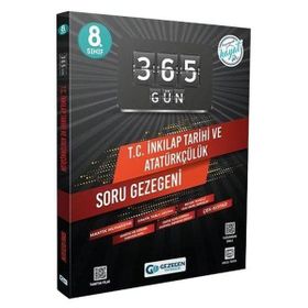 8. Sınıf LGS T.C. İnkılap Tarihi ve Atatürkçülük 365 Gün Soru Gezegeni - Gezegen Yayıncılık