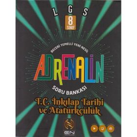 8. Sınıf LGS T.C. İnkılap Tarihi ve Atatürkçülük Adrenalin Soru Bankası-En Yayınları