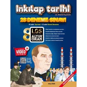 8.Sınıf LGS T.C. İnkılap Tarihi ve Atatürkçülük Altın Oran 28 Deneme Borealis Yayıncılık