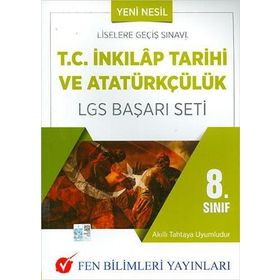 8.Sınıf LGS T.C. İnkılap Tarihi ve Atatürkçülük Başarı Seti-Fen Bilimleri Yayınları