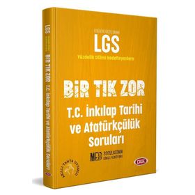 8. Sınıf LGS T.C. İnkılap Tarihi ve Atatürkçülük Bir Tık Zor Soruları-Data Yayınları