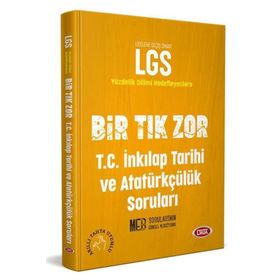8. Sınıf LGS T.C. İnkılap Tarihi ve Atatürkçülük Bir Tık Zor Soruları-Data Yayınları