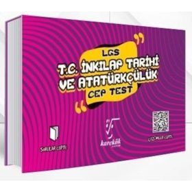 8. Sınıf LGS T.C. İnkılap Tarihi Ve Atatürkçülük Cep Test Karekök YayınlarI