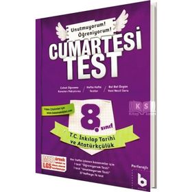 8. Sınıf LGS T.C. İnkılap Tarihi ve Atatürkçülük Cumartesi Test Basamak Yayınları