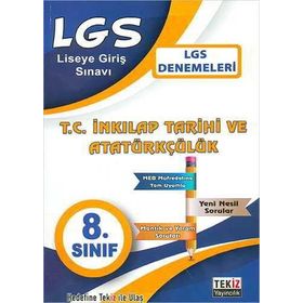 8. Sınıf LGS T. C. İnkılap Tarihi ve Atatürkçülük Denemeleri Kollektif Tekiz Yayıncılık