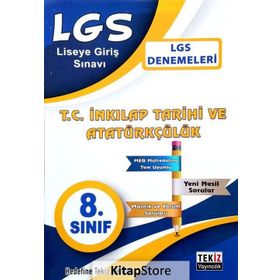 8. Sınıf LGS T. C. İnkılap Tarihi ve Atatürkçülük Denemeleri Kollektif Tekiz Yayıncılık