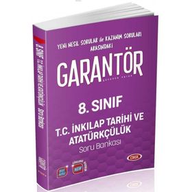 8. Sınıf LGS T.C. İnkılap Tarihi ve Atatürkçülük Garantör Soru Bankası-Data Yayınları