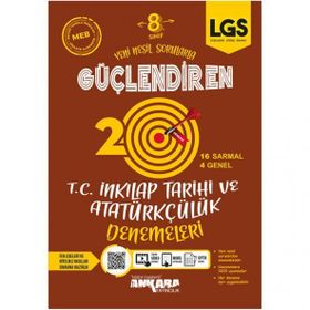 8. Sınıf LGS T.C. İnkılap Tarihi ve Atatürkçülük Güçlendiren Soru Bankası Ankara Yayıncılık