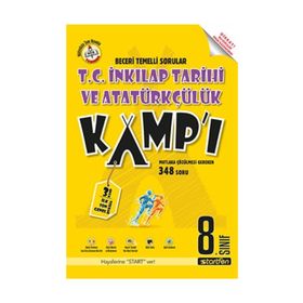 8. Sınıf LGS T. C. İnkılap Tarihi ve Atatürkçülük Kampı Startfen Yayınları