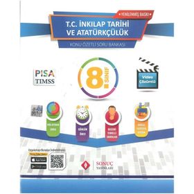 8. Sınıf Lgs T.C. İnkılap Tarihi ve Atatürkçülük Kazanım Merkezli Soru Bankası Seti Sonuç Yayınları